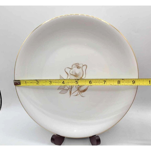 Vintage KPM Krister China Germany Gold Rose Design. 3-Piece Set. - Picture 6 of 12